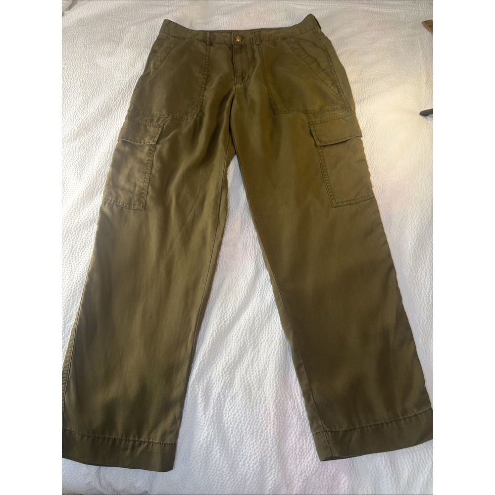 Lauren Ralph Lauren Lightweight Cargo Pants Olive Green Sz 6